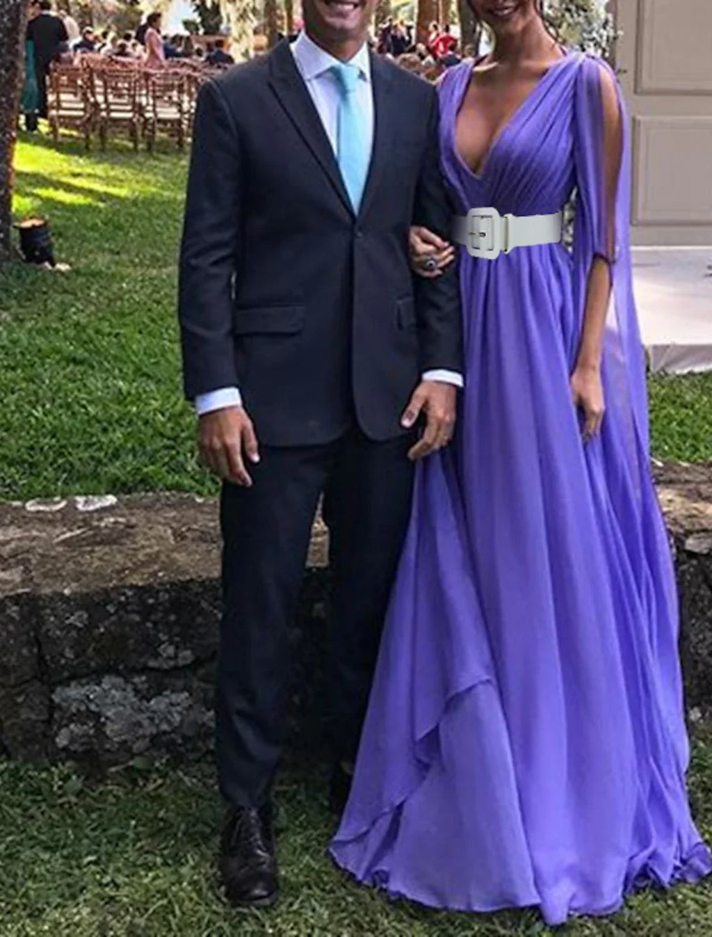 Black Wedding Guest Dresses Maxi Dress Wedding Party Dress Tie Floor Length Long Sleeve V Neck Fall Wedding Guest with Belt