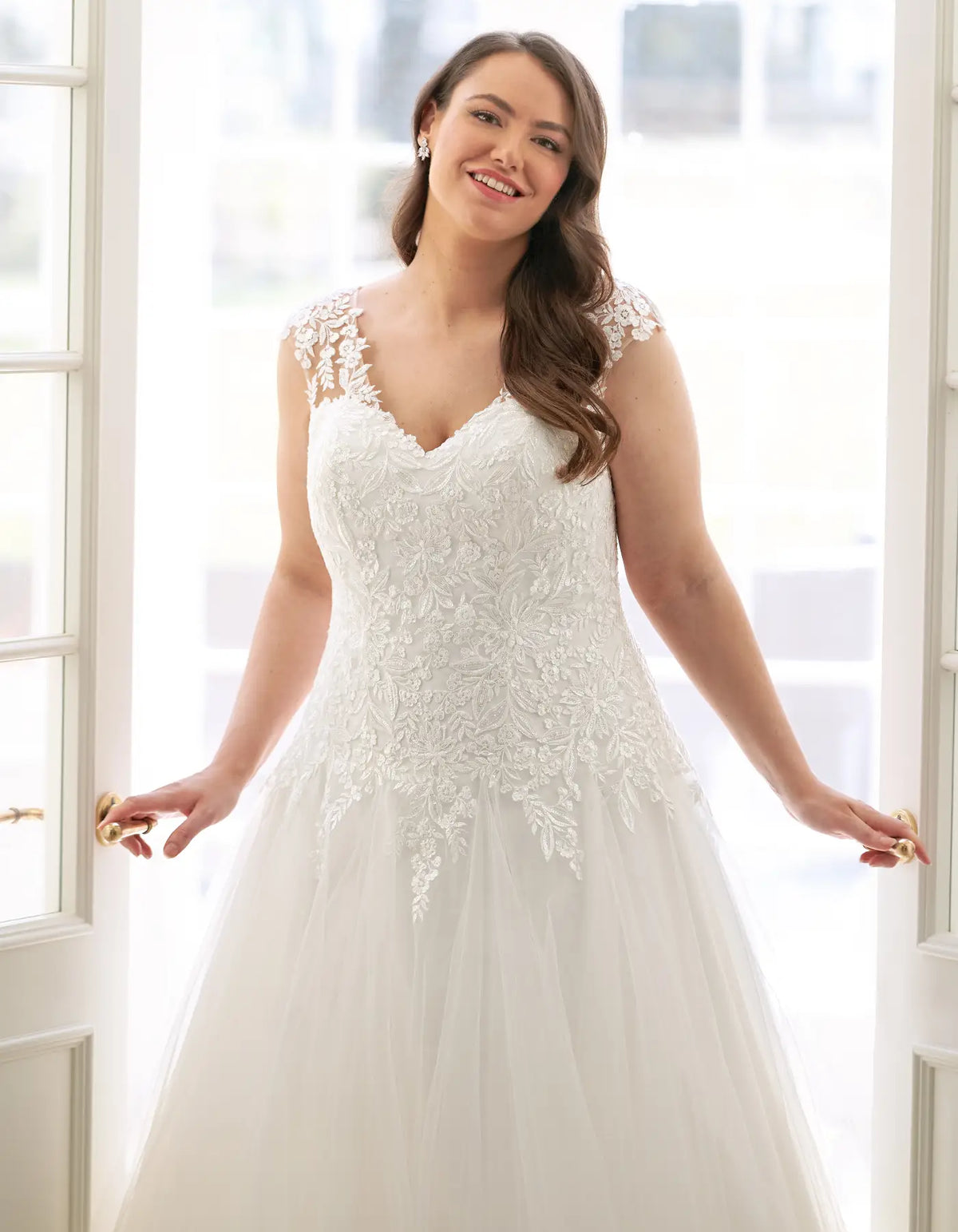 AerbaDress a fit & flare with illusion straps