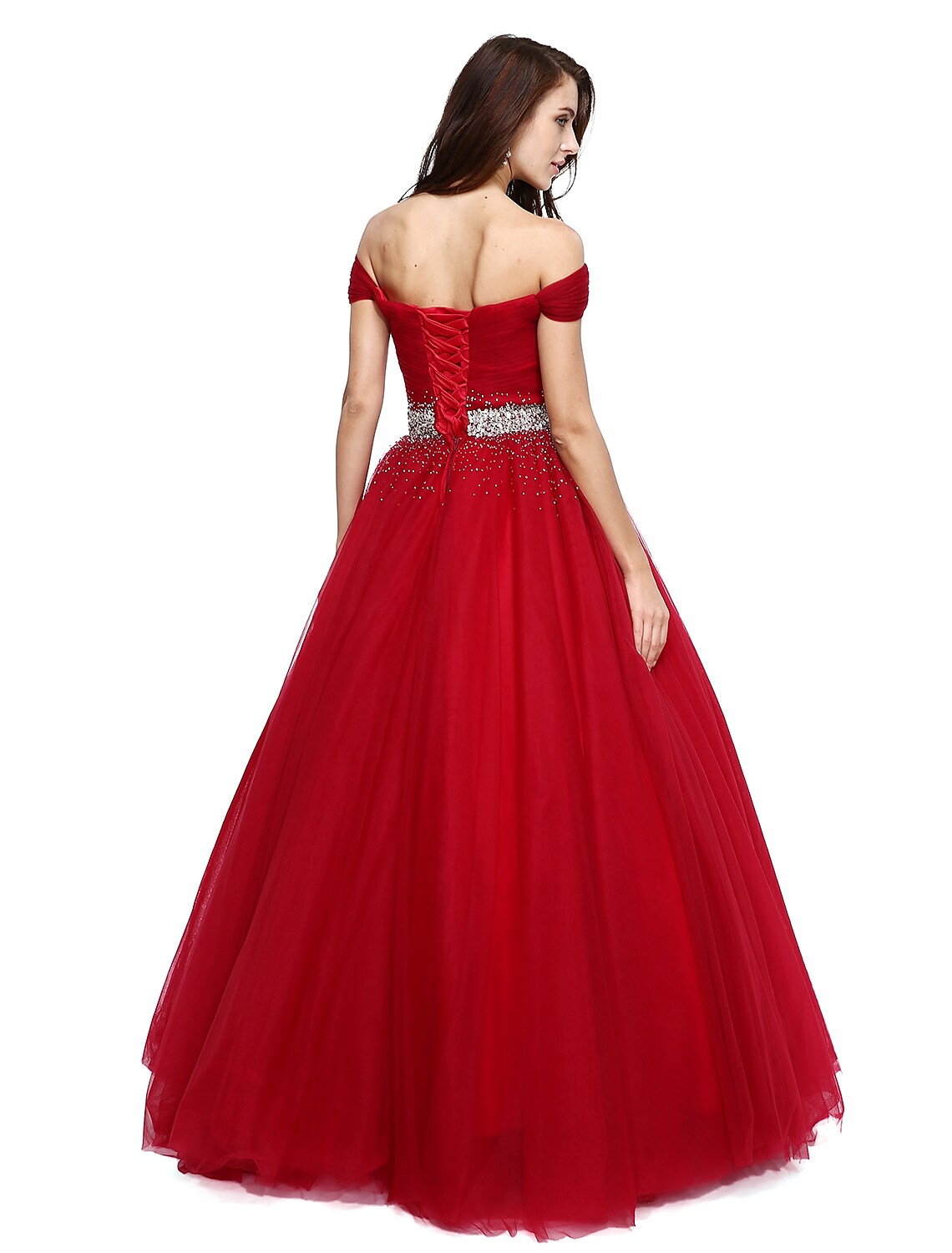 Formal Evening Floor Length leeveless V Wire Beading