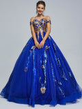 Sparkle Shine Dress Quinceanera Floor Length Sleeveless Off Shoulder