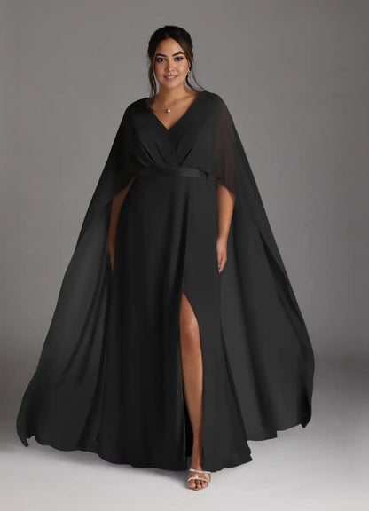 Elegant Red Chiffon A-Line V-Neck Pleated Mini Mother of the Bride Dress