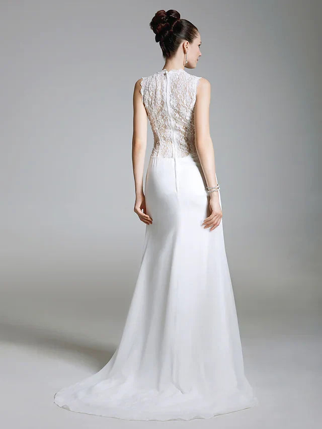 Celebrity Style Dress Formal Evening Sleeveless with Split Front