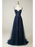 Formal Sleeveless Sweetheart Backless with Beading Slit Appliques