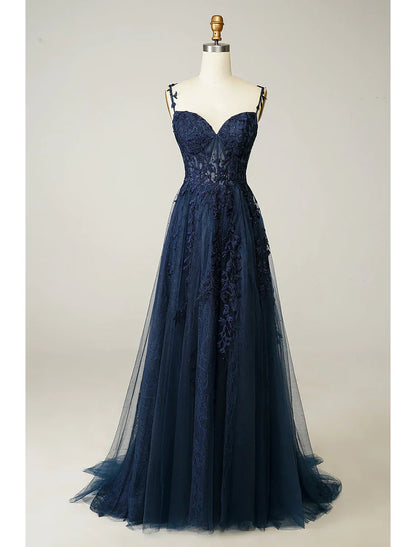 Elegant Red A-Line Sweetheart Sleeveless Backless Floor-Length Prom Dress