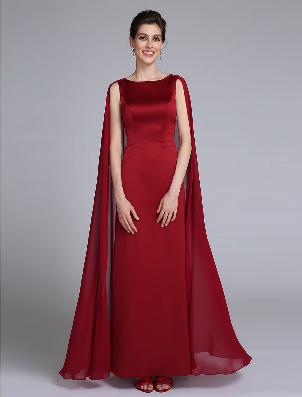 Mother of the Bride Dress Elegant Ankle Length Sleeveless with Pleats