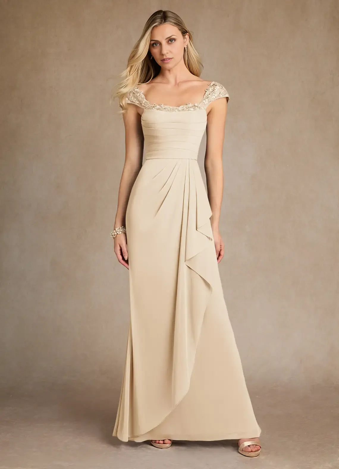 Special Occasion Sophisticated Graceful Elegant Lace Sheath Sweetheart Mother of the Bride Dress