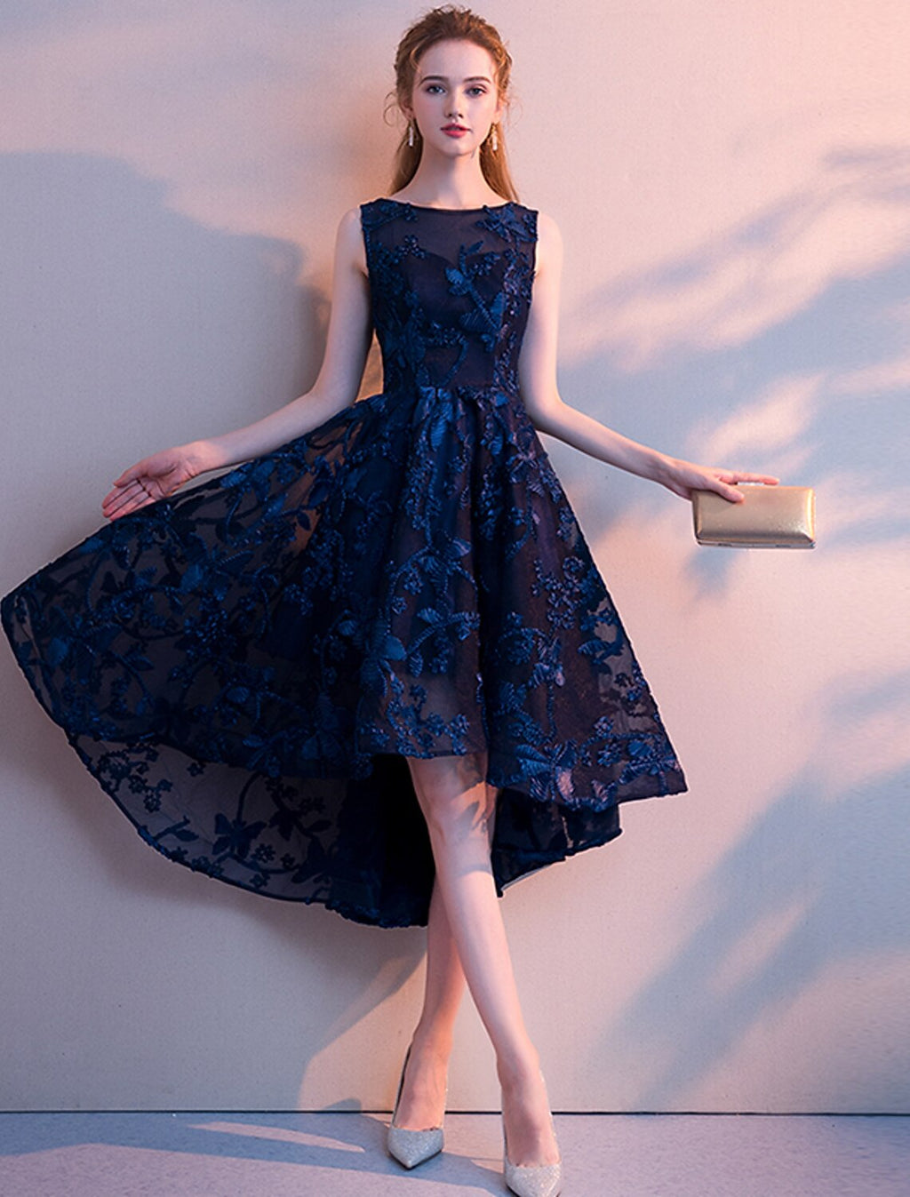 Cocktail Dresses Minimalist Dress Homecoming Party Wear Asymmetrical Sleeveless Jewel Neck with Pleats