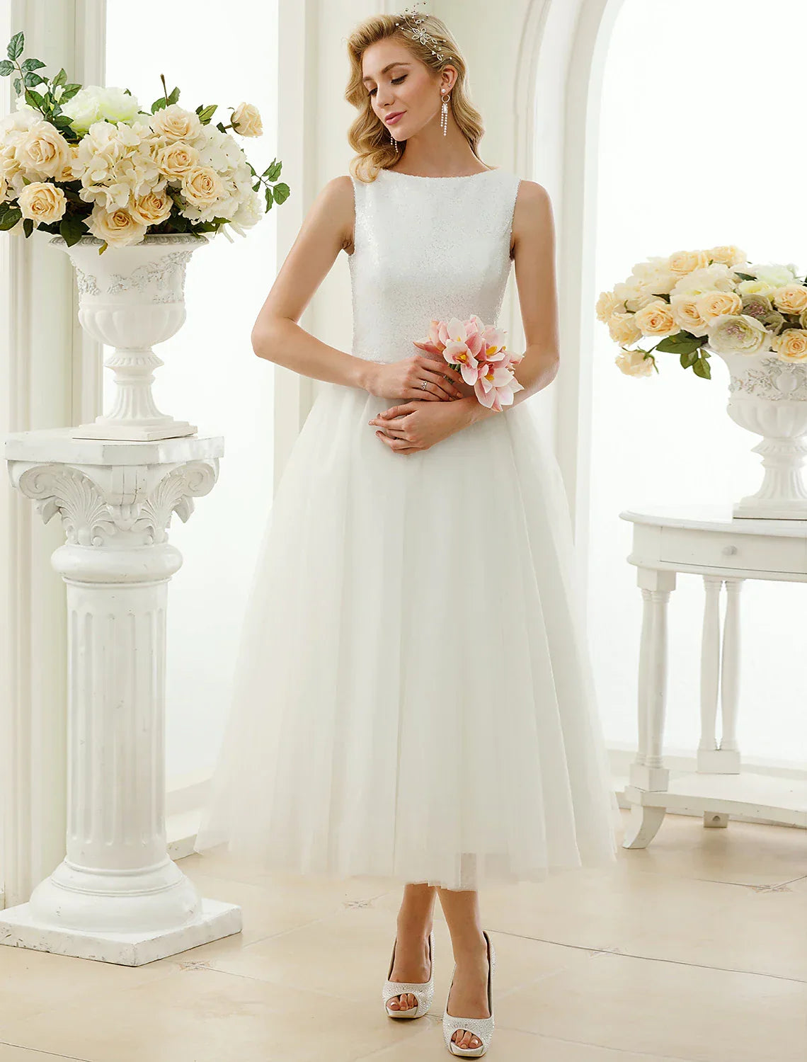 White Open Back Little Dresses Dresses A-Line