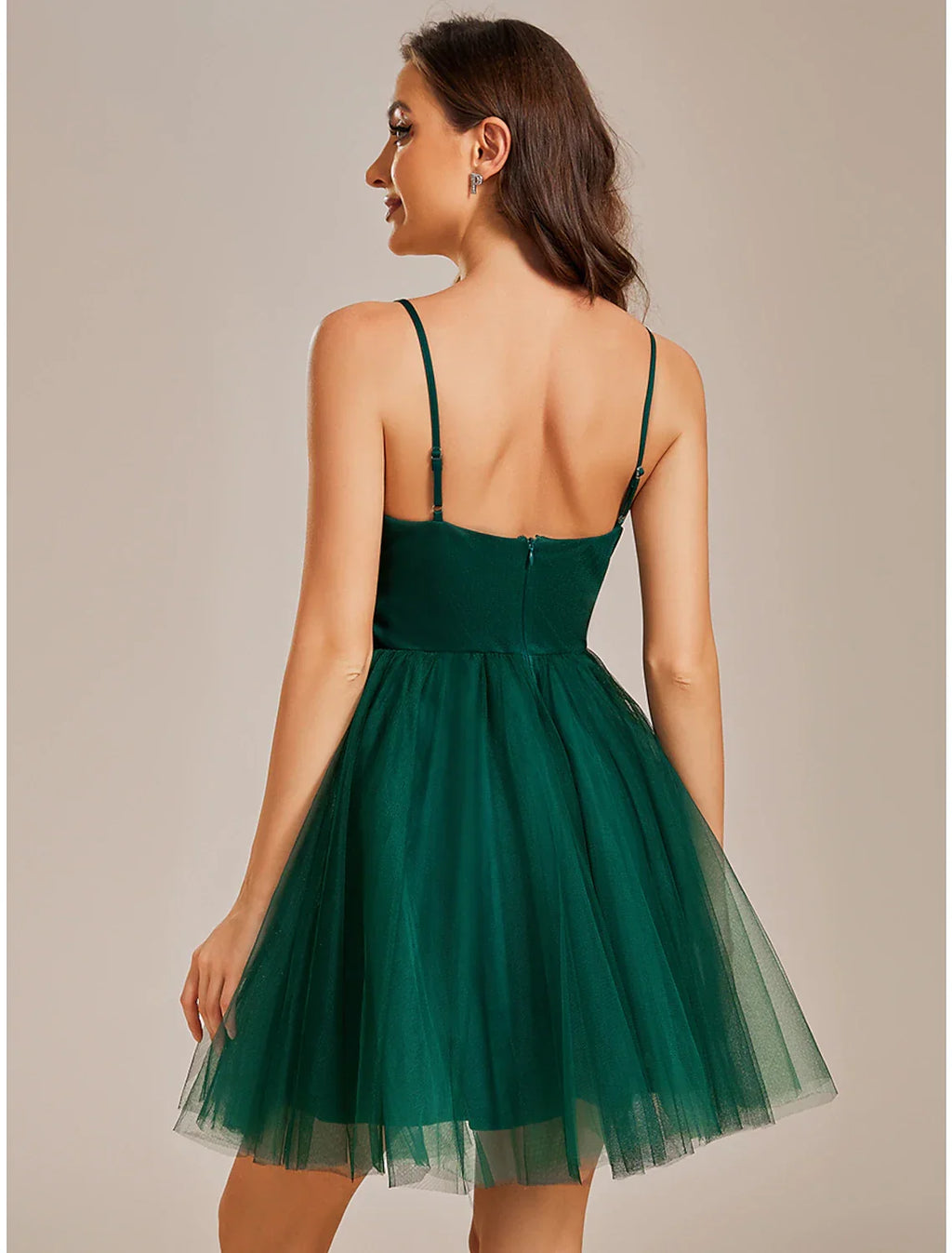 Homecoming Dresses Princess Dress Cocktail Party Short / Mini Sleeveless Spaghetti Strap with Ruched