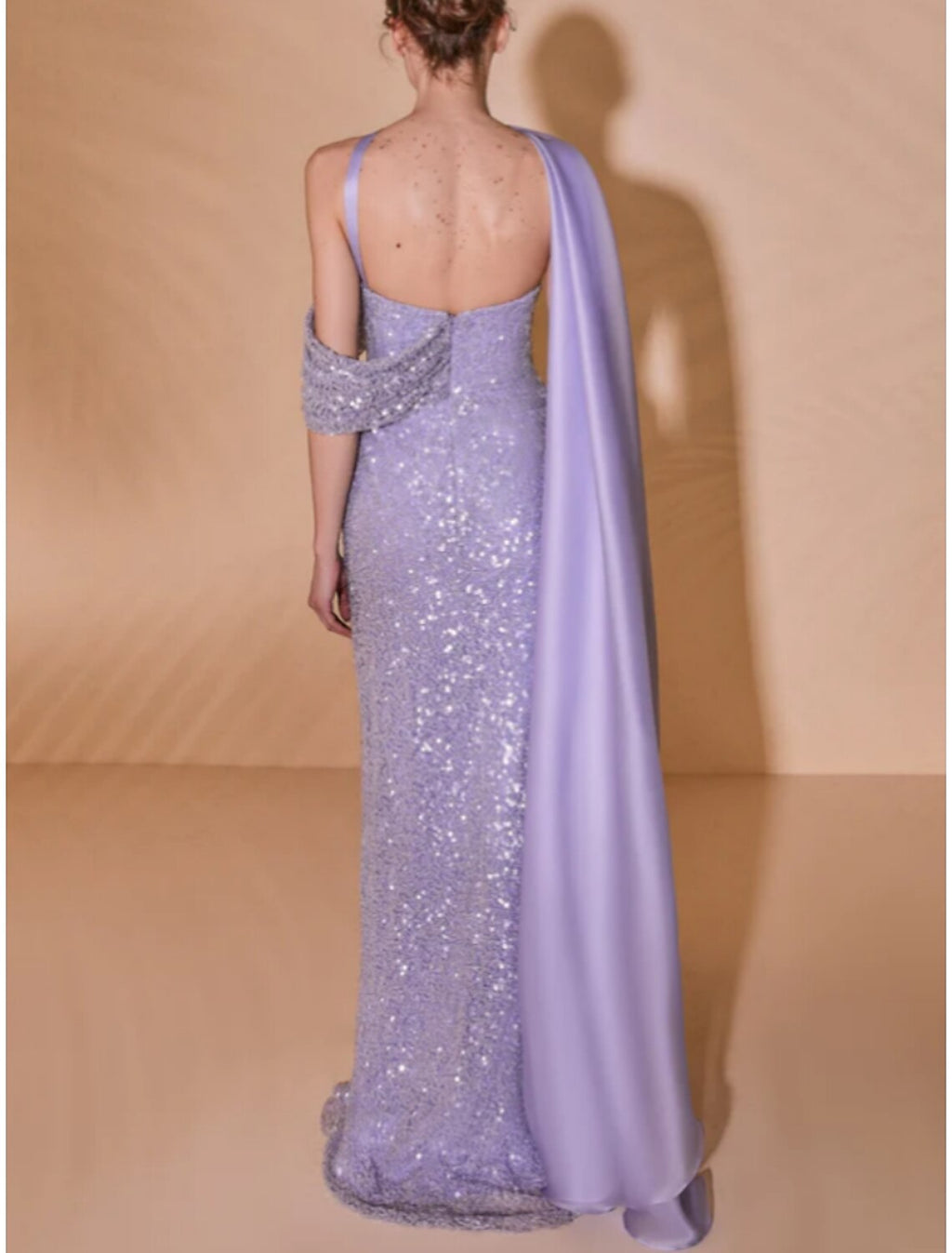 Evening Gown Elegant Dress Formal Sweep / Brush Train Sleeveless Strapless with Glitter Pleats
