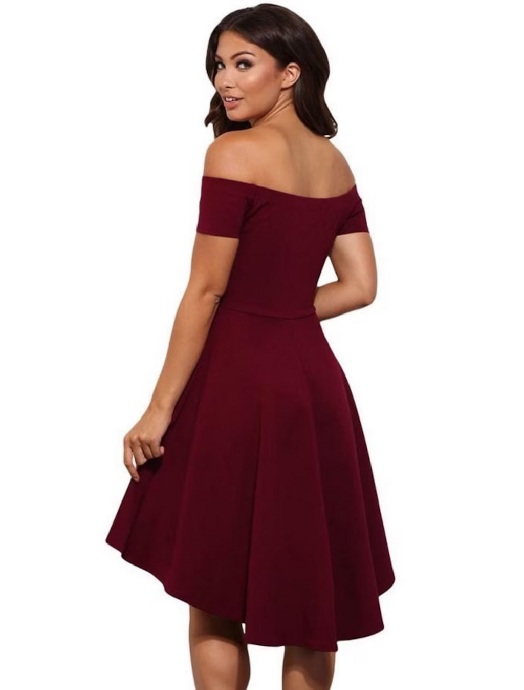 Fairy Cute Homecoming Party Wear Dress Off Shoulder Short Sleeve Short Mini