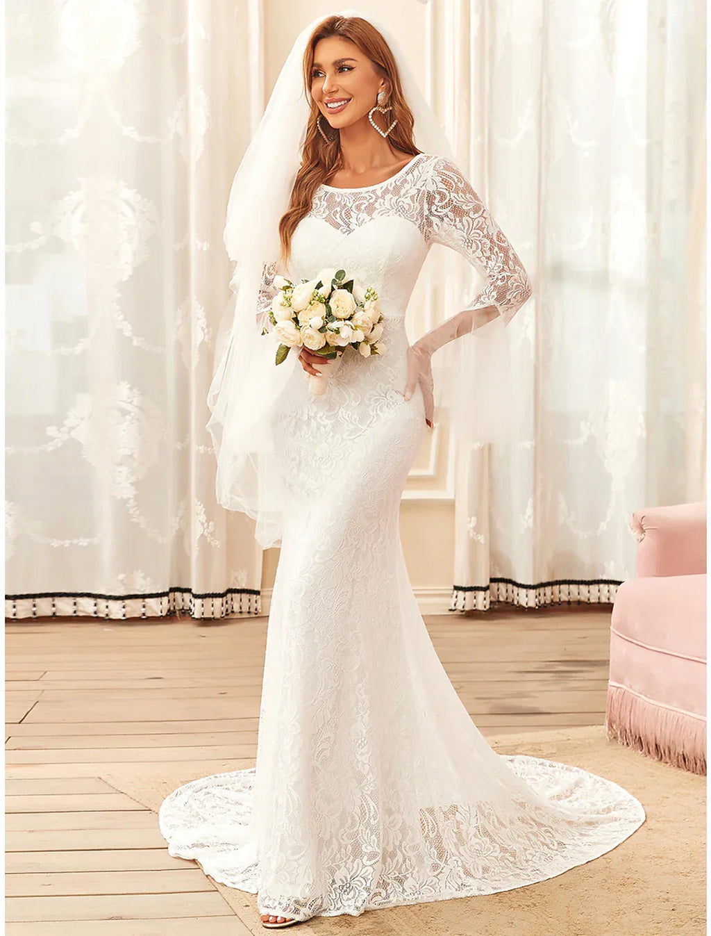 Beach Wedding Dresses Long Sleeve