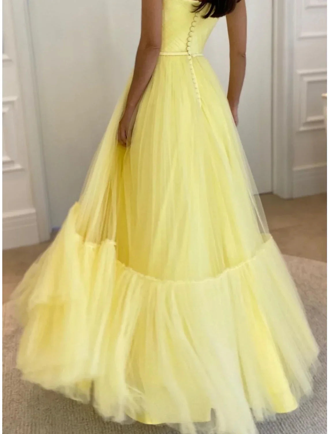 Evening Gown Elegant Dress Formal Floor Length Sleeveless Sweetheart with Pleats