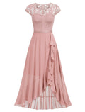 Black Cocktail Dresses Little Dress Dress Wedding Guest Cocktail Party Asymmetrical Short Sleeve One Shoulder with Pleats