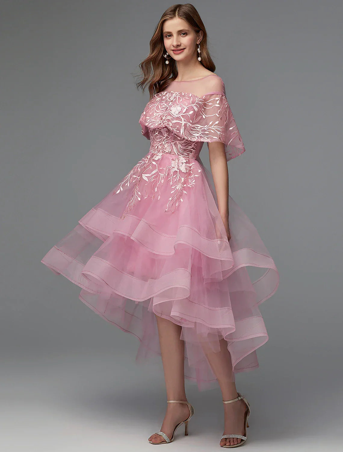 Asymmetrical Sleeveless Neck Tie Back