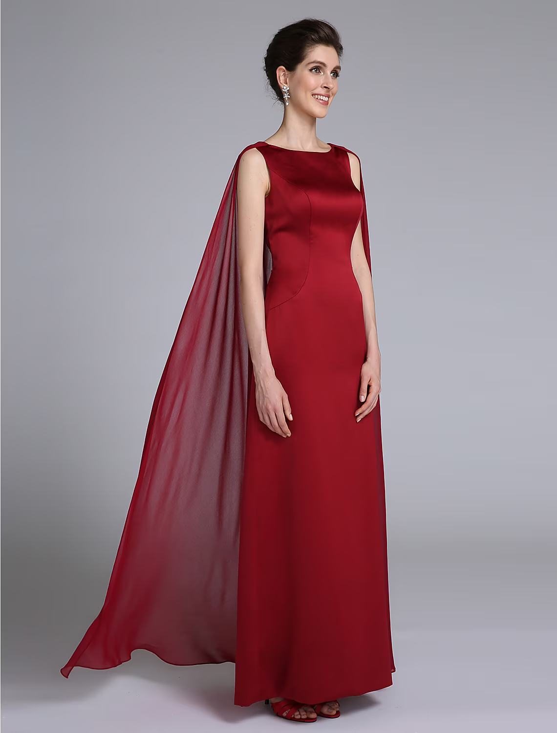 Mother of the Bride Dress Elegant Ankle Length Sleeveless with Pleats