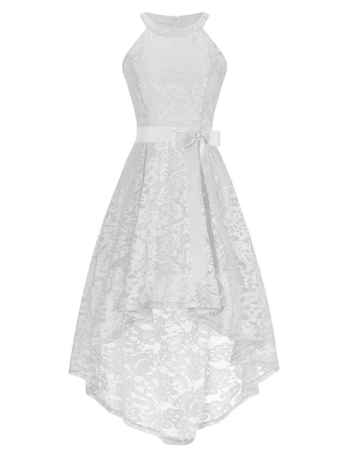 Special Occasion Dresses Hot Dress Homecoming Graduation Asymmetrical Sleeveless Halter Neck with Sash / Ribbon Bow(s)