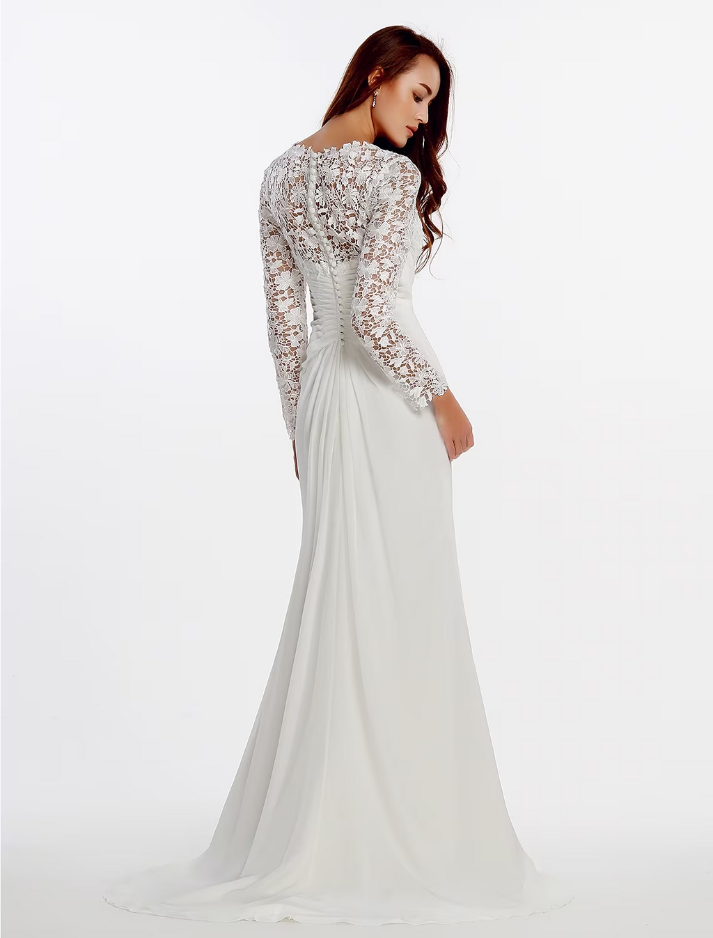 Beach Sexy Casual Wedding Dresses Sleeveless Strap V Neck Fabric With Split Front