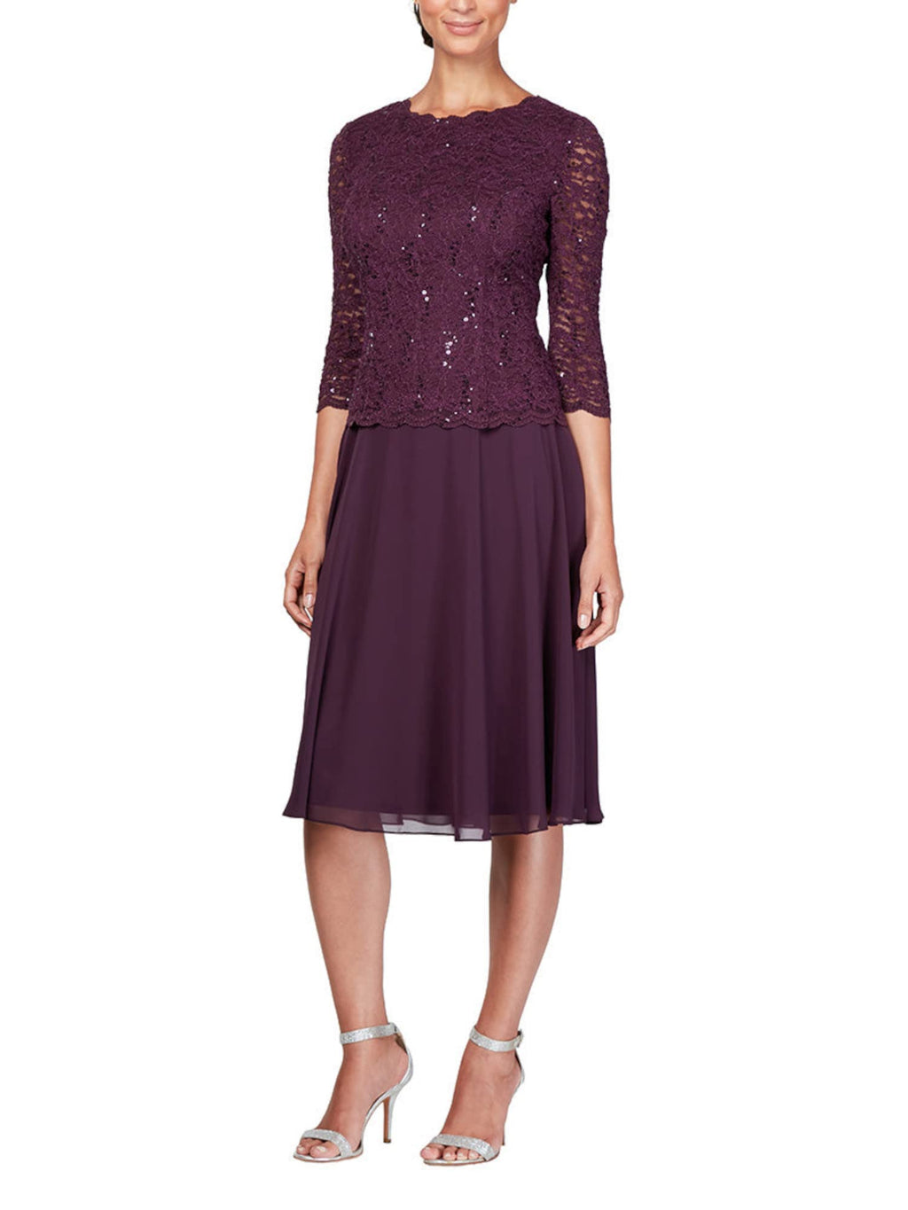 Mother of the Bride or Groom Dresses Tea Length Formal Dress Wedding Guests Dresses