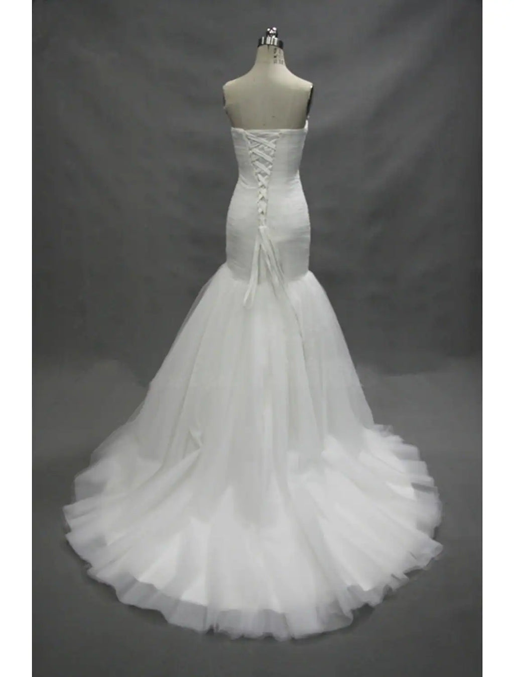 Engagement Formal Wedding Dresses Strapless Ruched