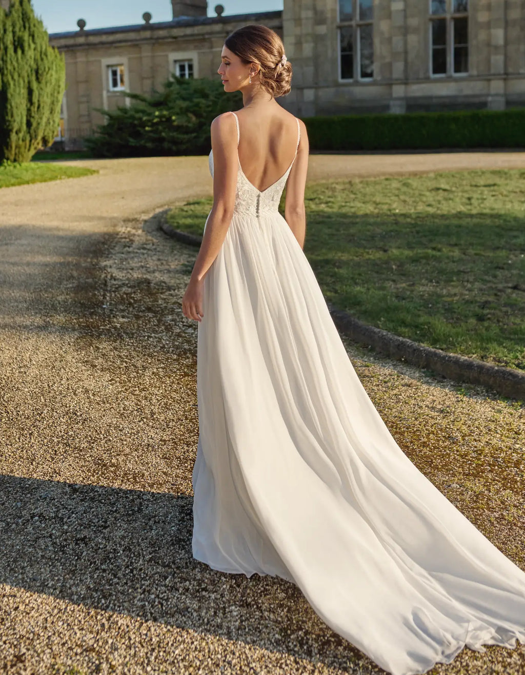 a and matte boho gown