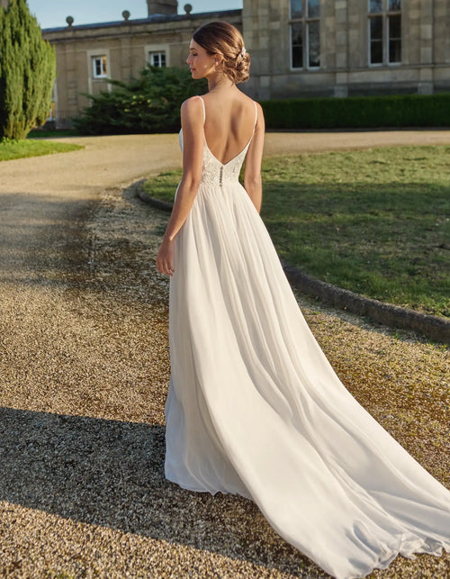 a and matte boho gown
