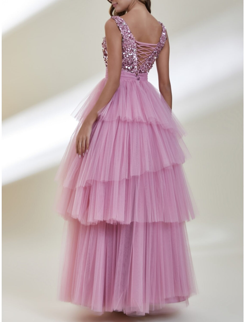 Formal Floor Length Sleeveless V Neck with Pleats