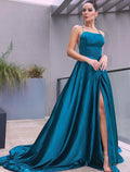 Party Sleeveless Strap with Slit