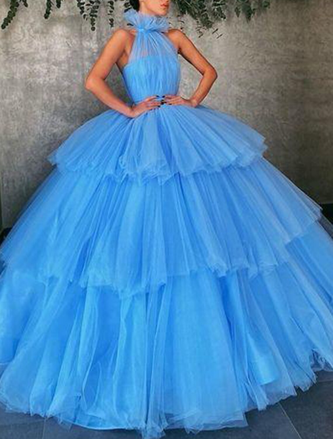 Ball Gown Prom Dresses Luxurious Dress Prom Formal Evening Floor Length Short Sleeve Strapless with Pleats Tiered