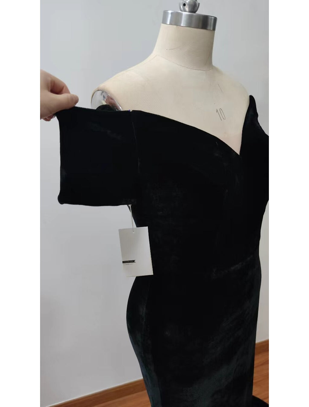 Mermaid / Trumpet Evening Gown Celebrity Style Dress Prom Formal Evening Sweep / Brush Train Short Sleeve V Neck with Sleek