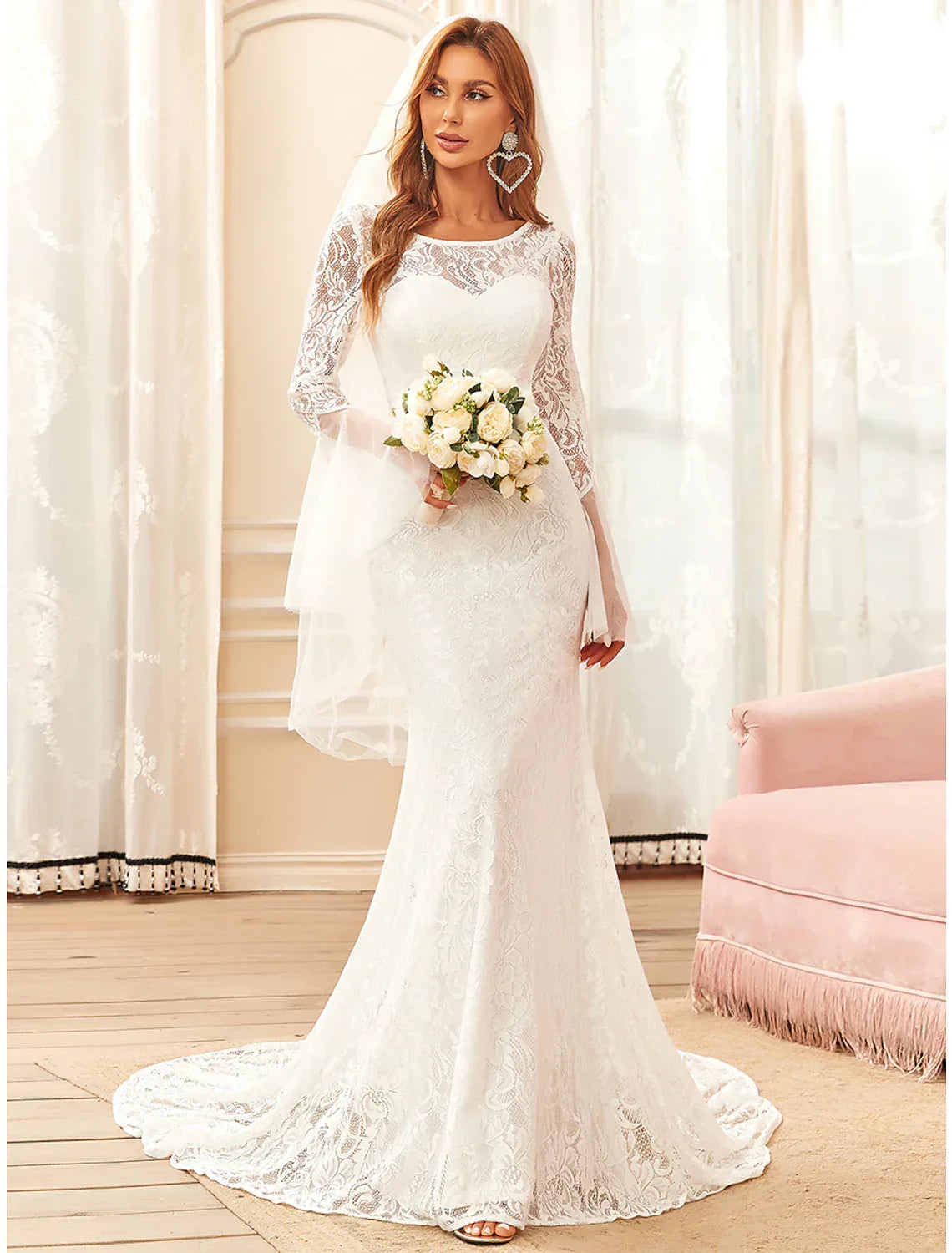 Beach Wedding Dresses Long Sleeve