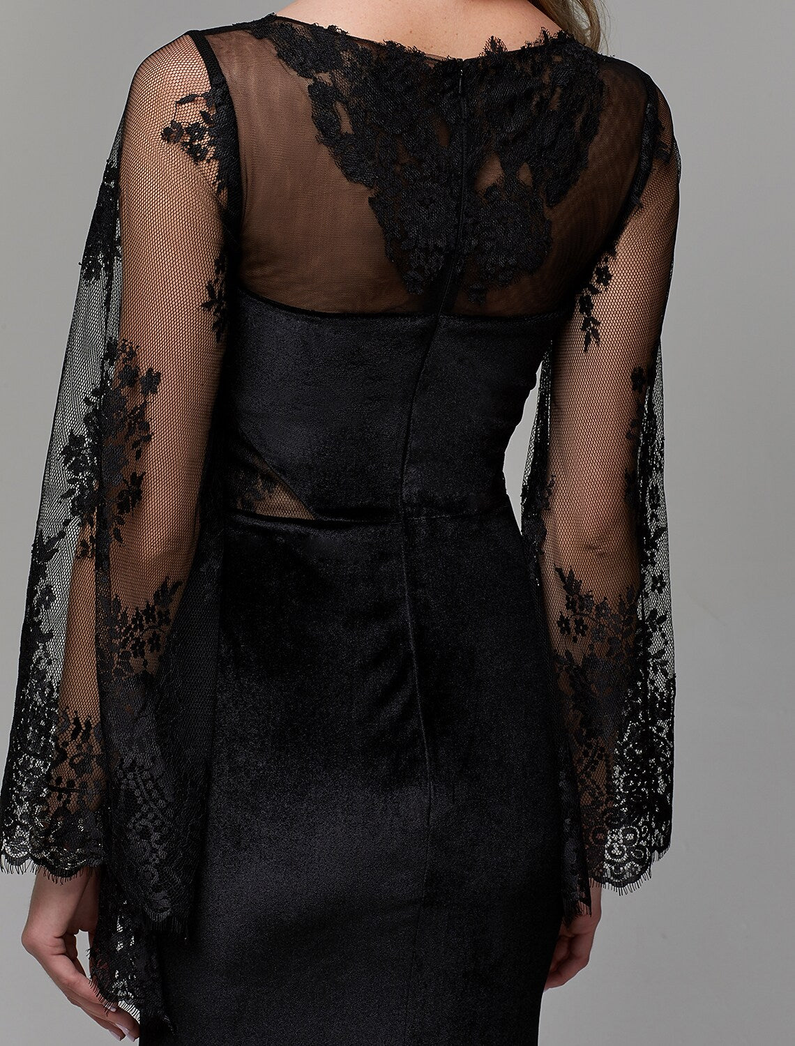 Wedding Guest Floor Length Long Sleeve
