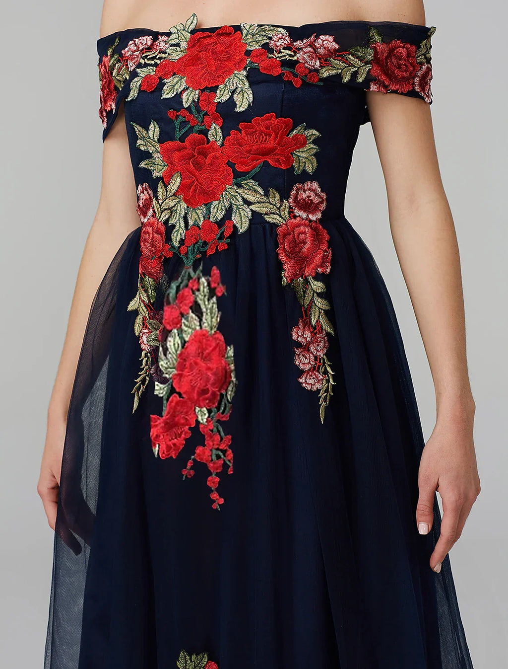 Hot Dress Wedding Guest Asymmetrical Sleeveless Illusion Neck with Appliques