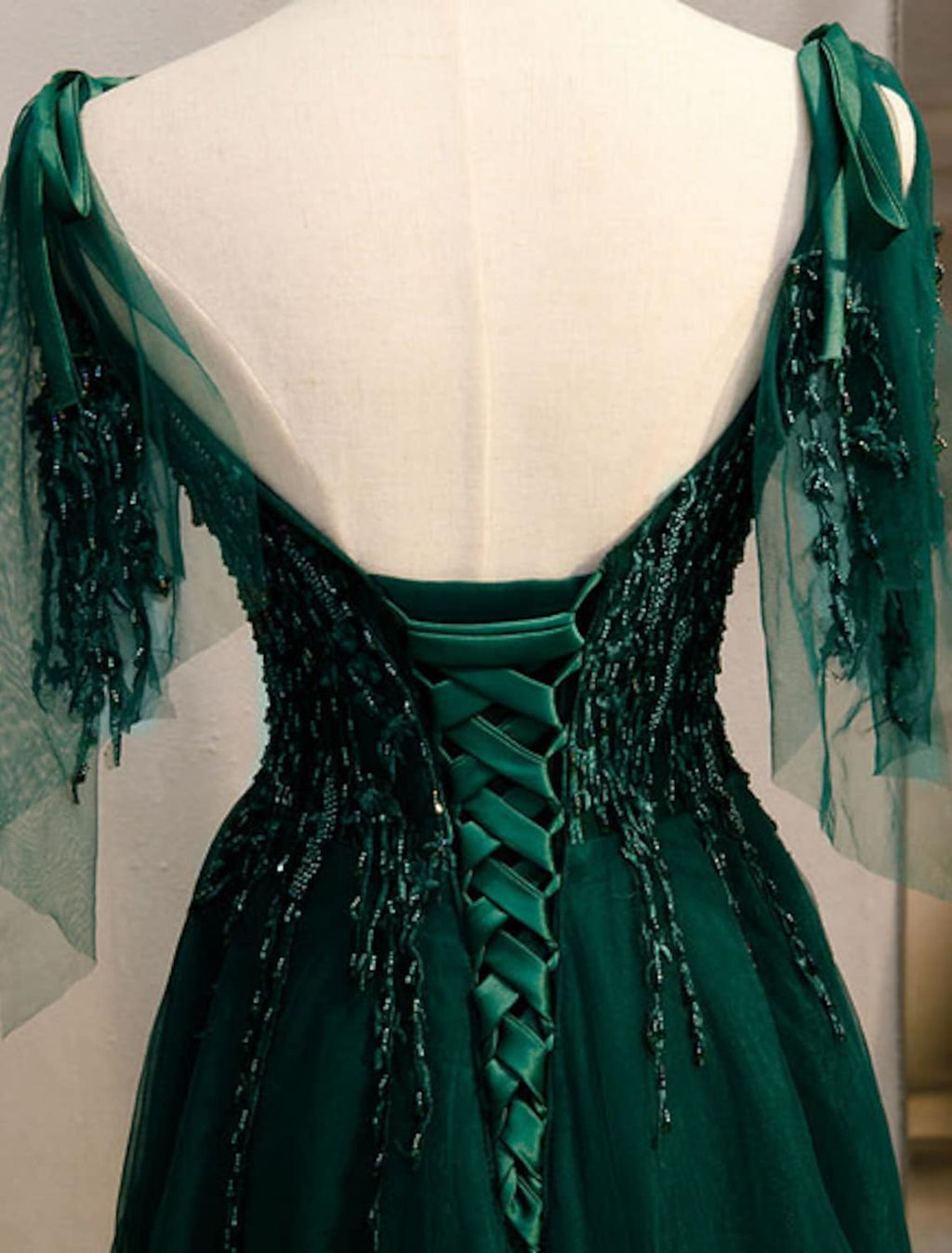 Engagement Formal Evening Birthday Dress Strap Sleeveless with Beading Embroidery