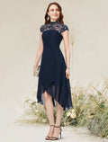 Cocktail Dresses Homecoming Asymmetrical Sleeveless Neck