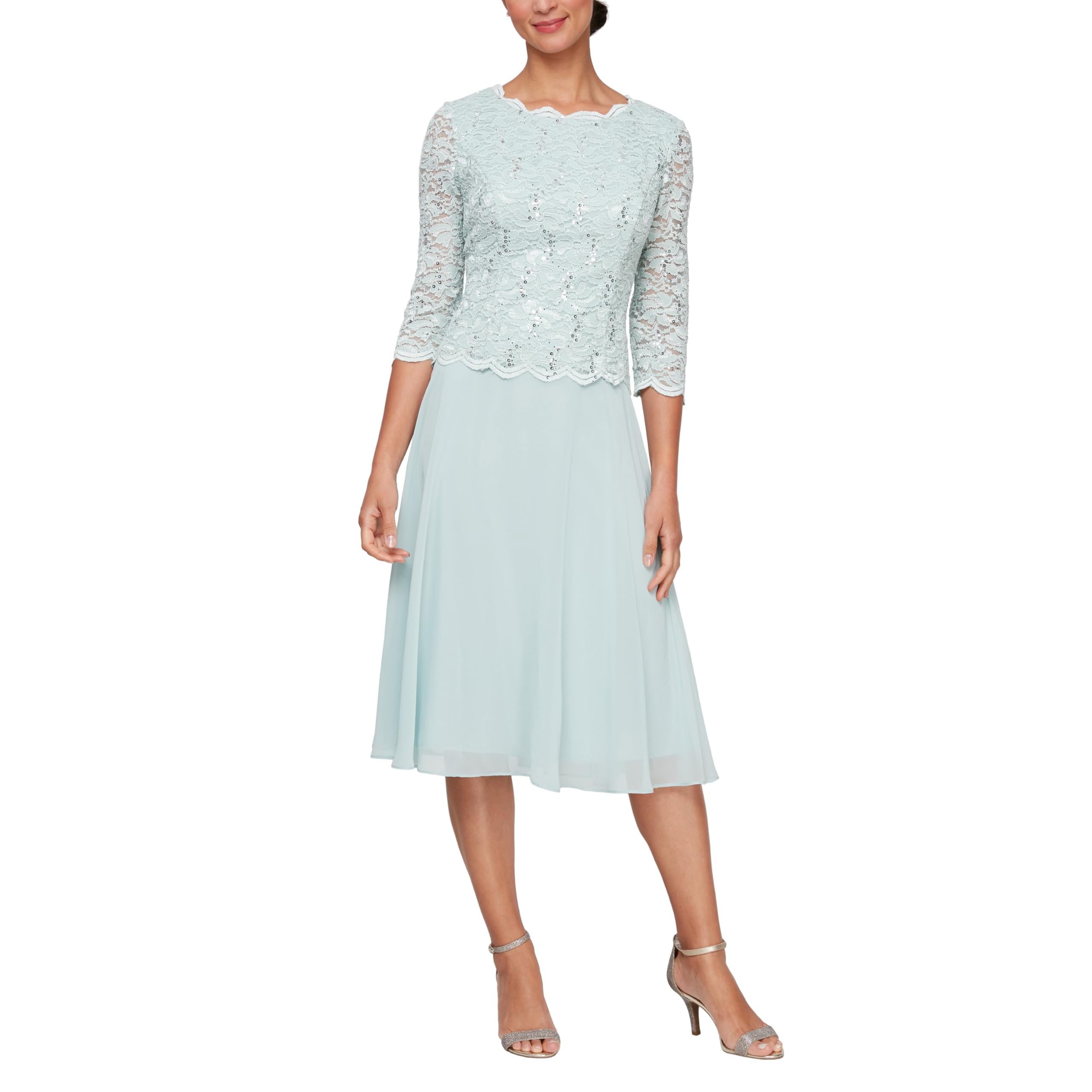 Mother of the Bride or Groom Dresses Tea Length Formal Dress Wedding Guests Dresses