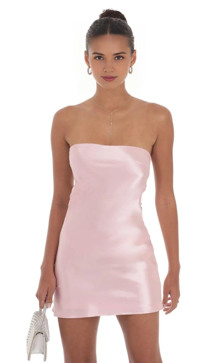 White Strapless Homecoming DressTimeless Elegance for Homecoming Events