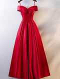 Open Back Dress Wedding Guest Floor Length Short Sleeve Off Shoulder with Ruched