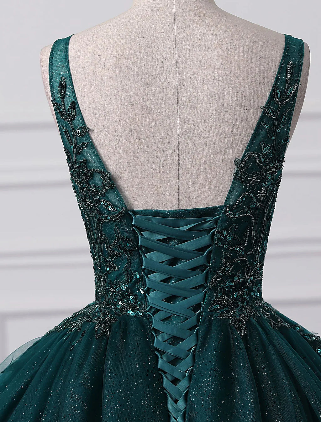 Sparkle Shine Dress Quinceanera Floor Length Sleeveless V Neck with Appliques