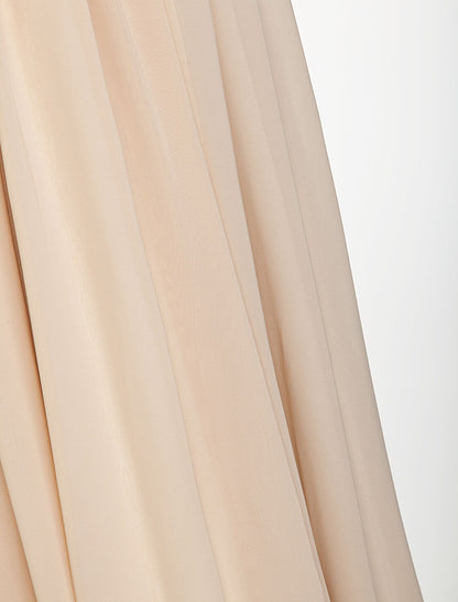Elegant Red A-Line V-Neck Sleeveless Classic-Back Floor-Length Bridesmaid Dress