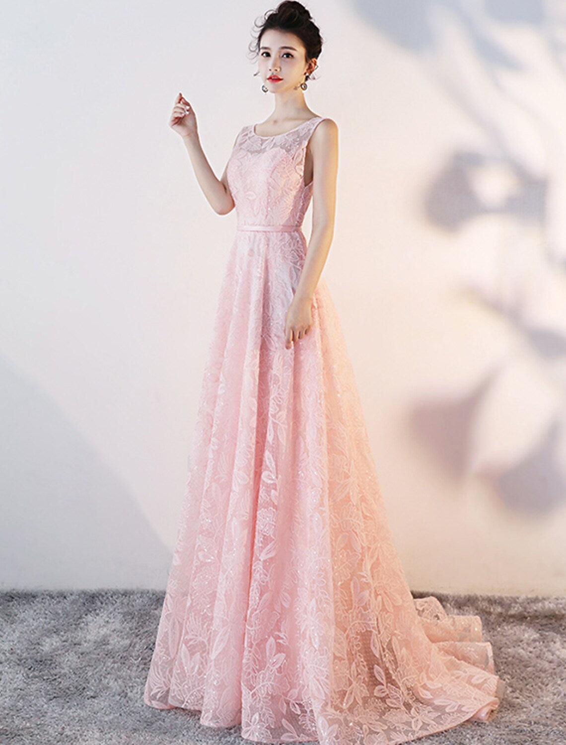 Sexy Dress Engagement Sleeveless with Embroidery