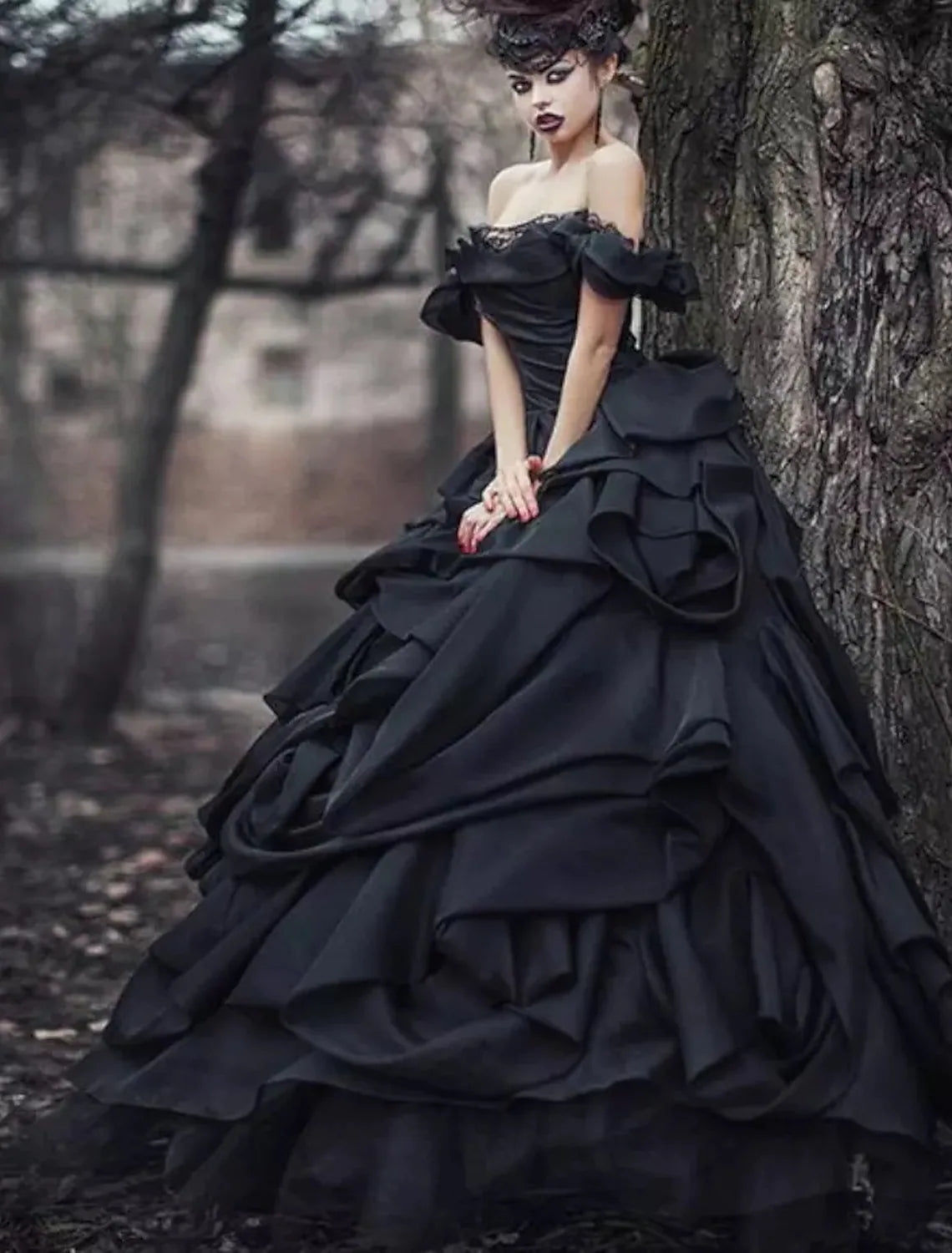 Engagement Wedding Dresses Ball Gown Sleeve Off Shoulder With Ruched