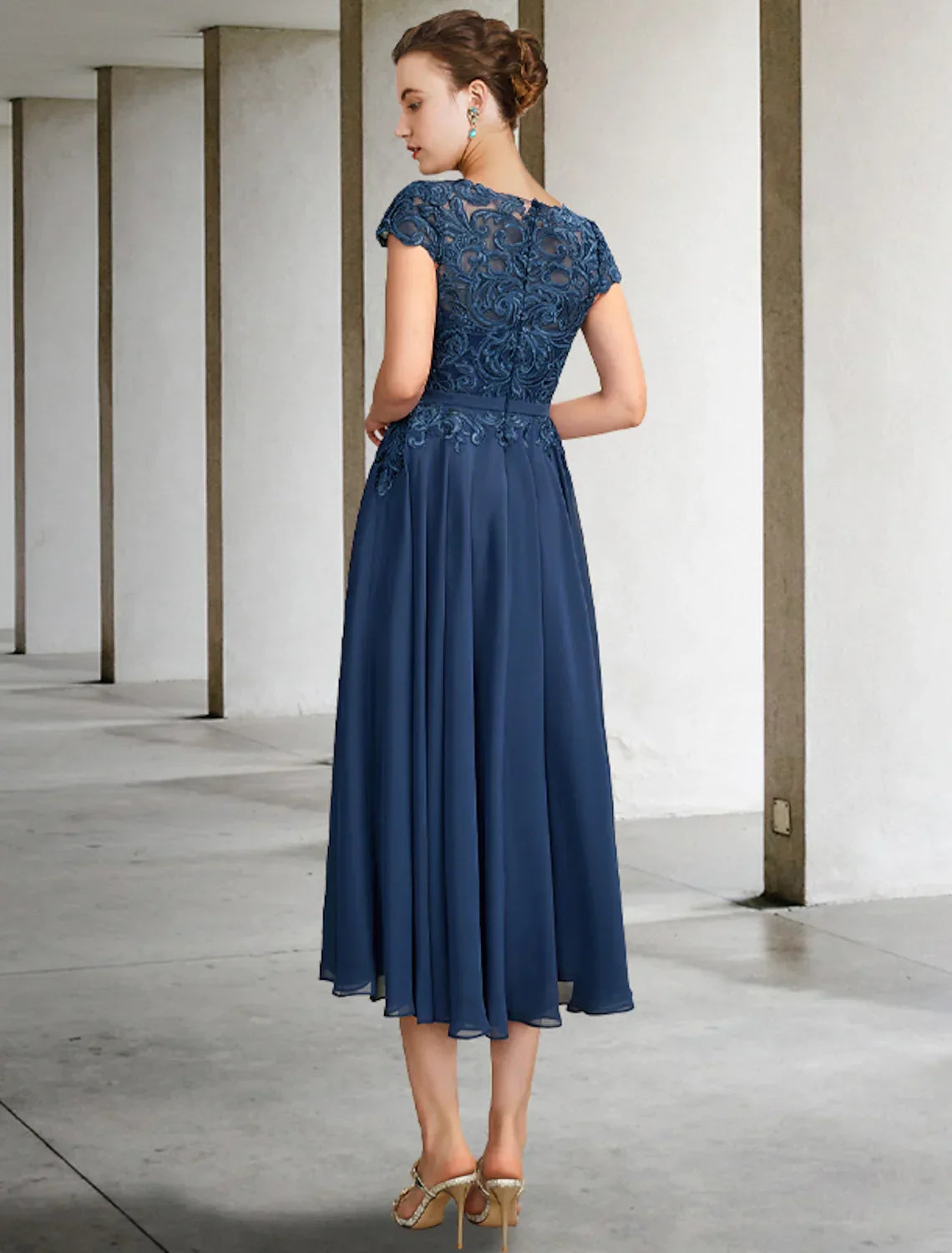 Mother of the Bride Dress Luxurious Elegant Pleats Appliques