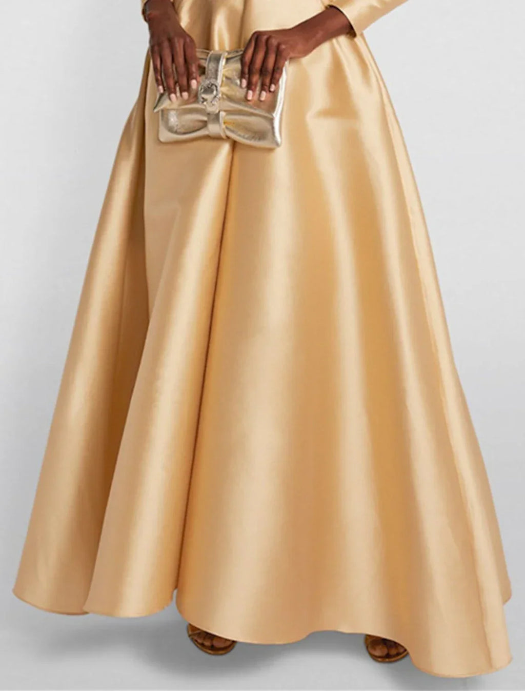 Green Evening Gown Elegant Christmas Red Dress Formal Wedding Guest Floor Length Long Sleeve Shirt Collar with Ruched