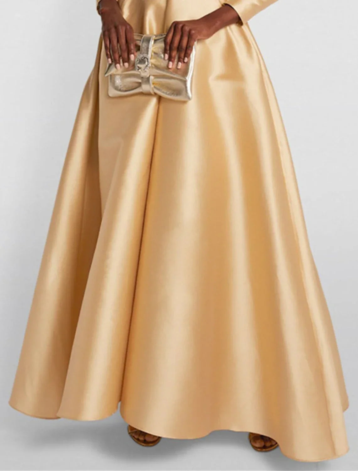 Green Evening Gown Elegant Christmas Red Dress Formal Wedding Guest Floor Length Long Sleeve Shirt Collar with Ruched