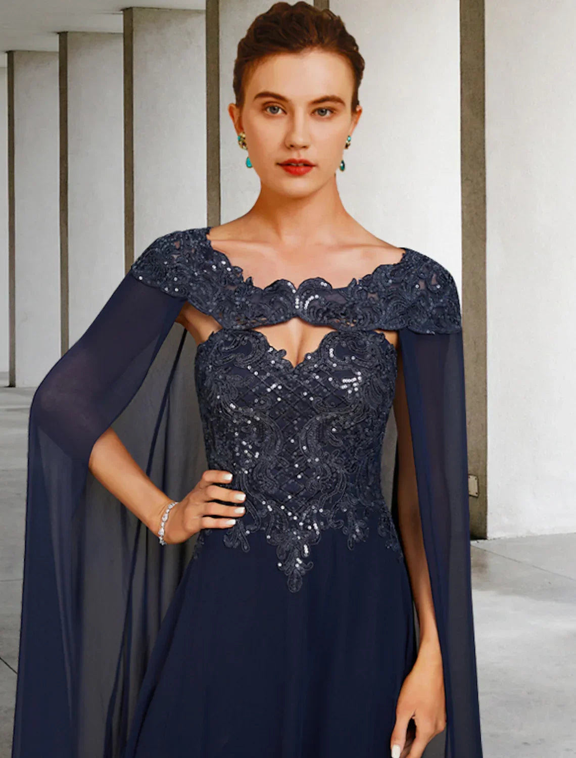 Two Piece A-Line Mother of the Bride Dress Vintage Elegant Strapless Floor Length Sleeveless