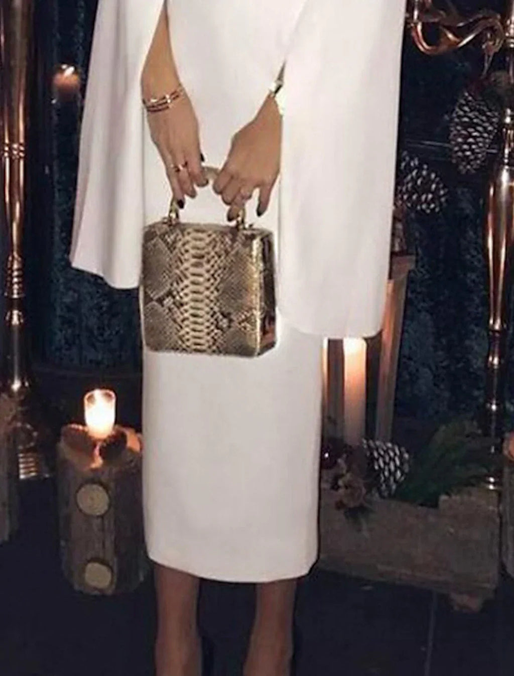 Sheath / Column Cocktail Dresses Party Dress Holiday Tea Length Long Sleeve Jewel Neck Fall Wedding Guest Backless
