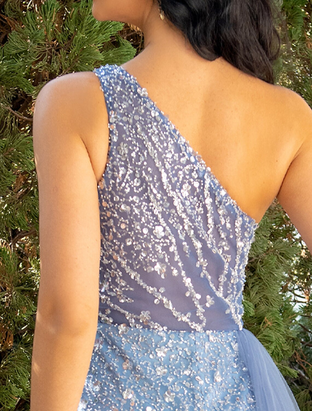 Mermaid / Trumpet Evening Gown Cut Out Dress Wedding Party Floor Length Sleeveless One Shoulder