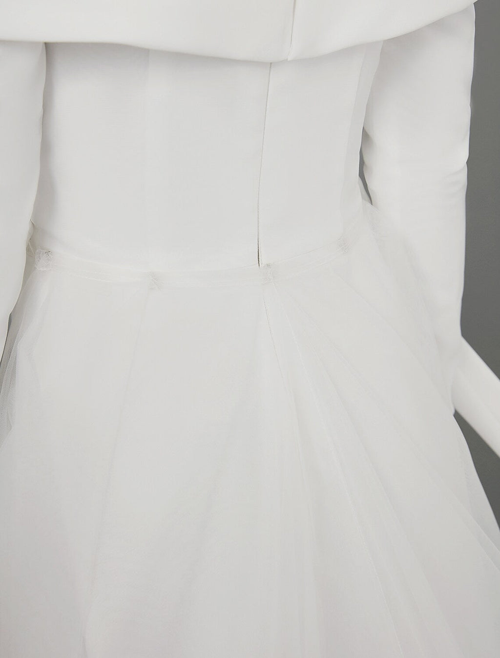 Engagement Formal Wedding Dresses A-Line Long Sleeve Off Shoulder