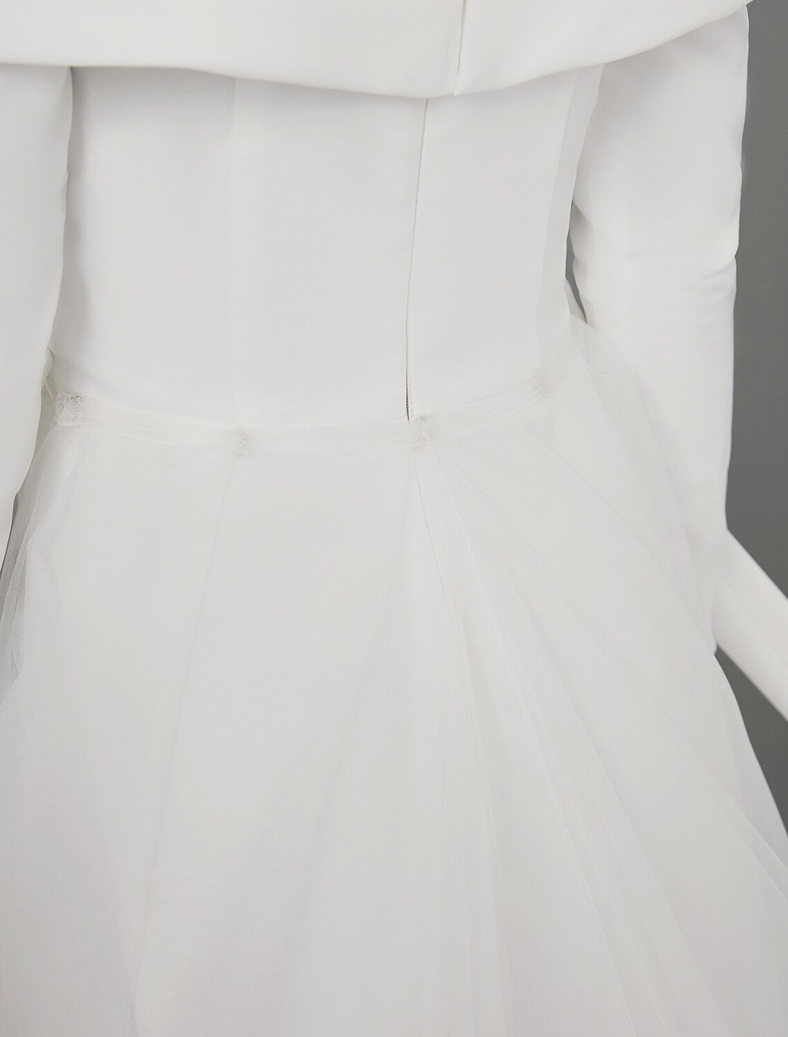 Engagement Formal Wedding Dresses A-Line Long Sleeve Off Shoulder